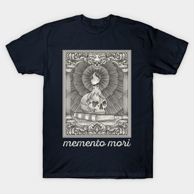 Memento Mori - Marcus Aurelius stoicism philosophy T-Shirt by OutfittersAve